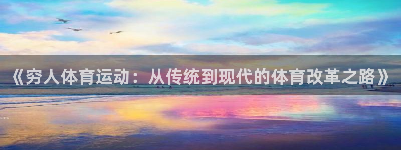 酷玩体育直播nba赛程：《穷人体育运动：从传统到现代的体育改革之路》