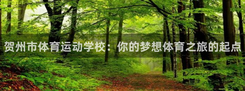 酷玩体育直播在线播放：贺州市体育运动学校：你的梦想体育之旅的起点